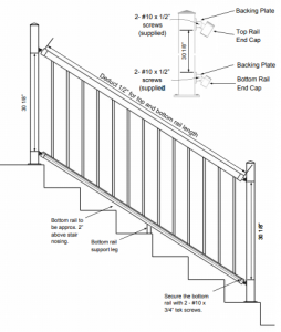 Swivel Bracket Installation for Stair Railings & Custom Angle Posts ...